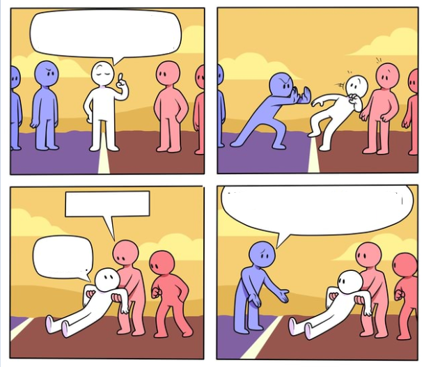 Both Sides Make Some Good Points Blank Meme Template