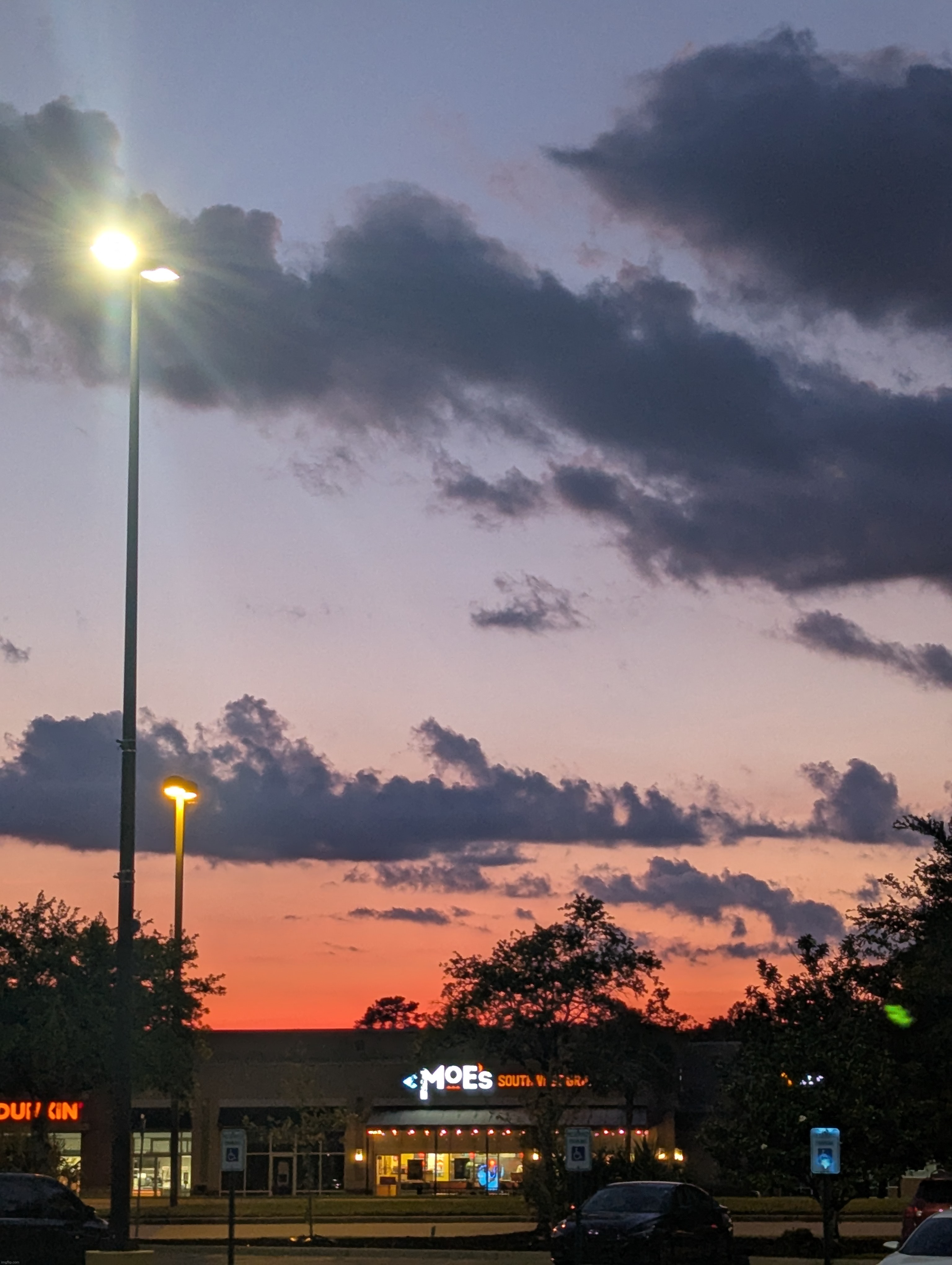 This scenic picture of a Moe's I took on my birthday | made w/ Imgflip meme maker