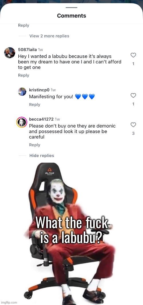 What the fuck is a labubu? | image tagged in average reaction image | made w/ Imgflip meme maker