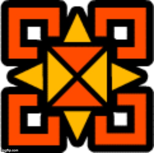 presenting cube 27 | image tagged in gd icons | made w/ Imgflip meme maker