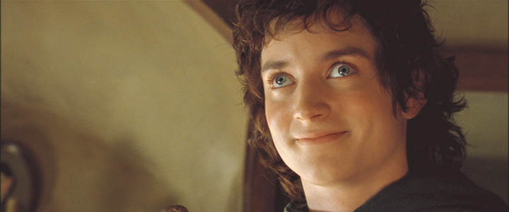 CRAZY EYE FRODO Blank Meme Template
