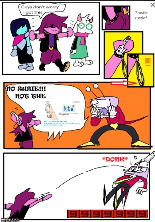 lol | image tagged in deltarune,wii,tv time | made w/ Imgflip meme maker