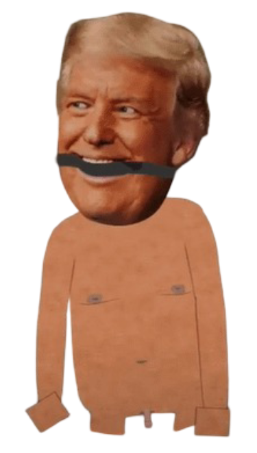 Nude Donald Trump - South Park - Baby Dick Blank Meme Template