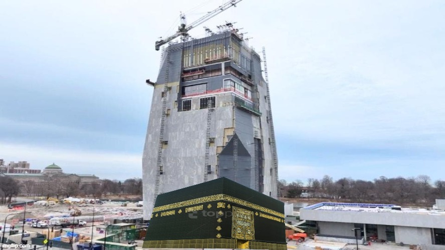 The Barry Hussien Kabala monument | made w/ Imgflip meme maker