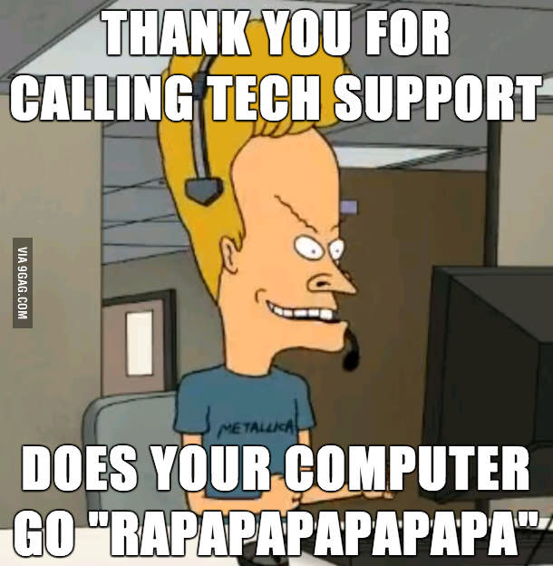 Tech support Blank Meme Template