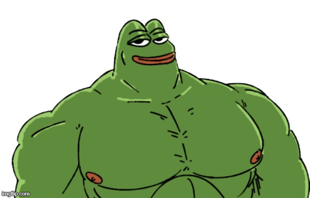 image tagged in buff pepe | made w/ Imgflip meme maker