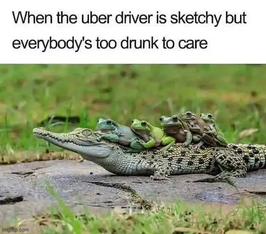 Bad SITuation! | image tagged in uber,driver,scary,scary things,ride,danger | made w/ Imgflip meme maker