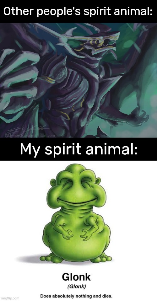 I need a better spirit animal now! | Other people's spirit animal:; My spirit animal: | image tagged in spirit animal | made w/ Imgflip meme maker