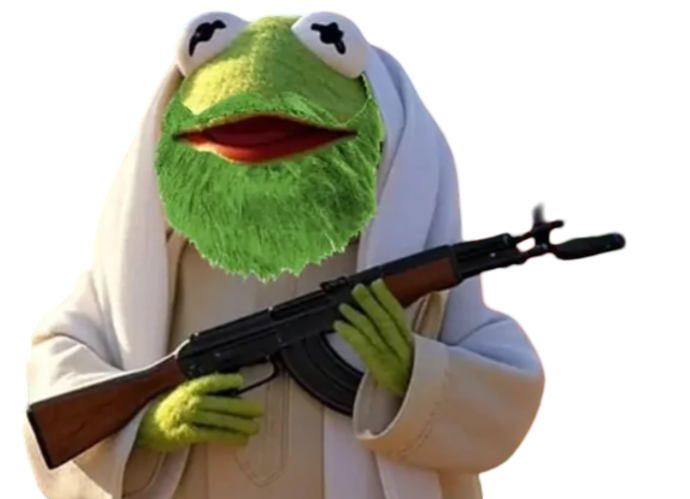 Kermit the Frog - Islamic Terrorist Blank Meme Template