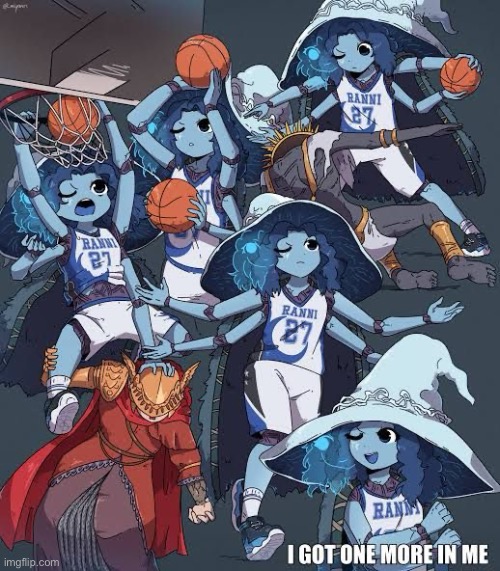 She balling | image tagged in ranni,elden ring,memes,shitpost | made w/ Imgflip meme maker