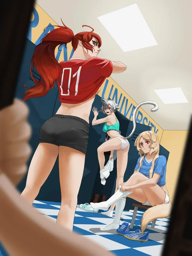 Someone going to get punished tonight (Eris, Linia, Pursena) Blank Meme Template