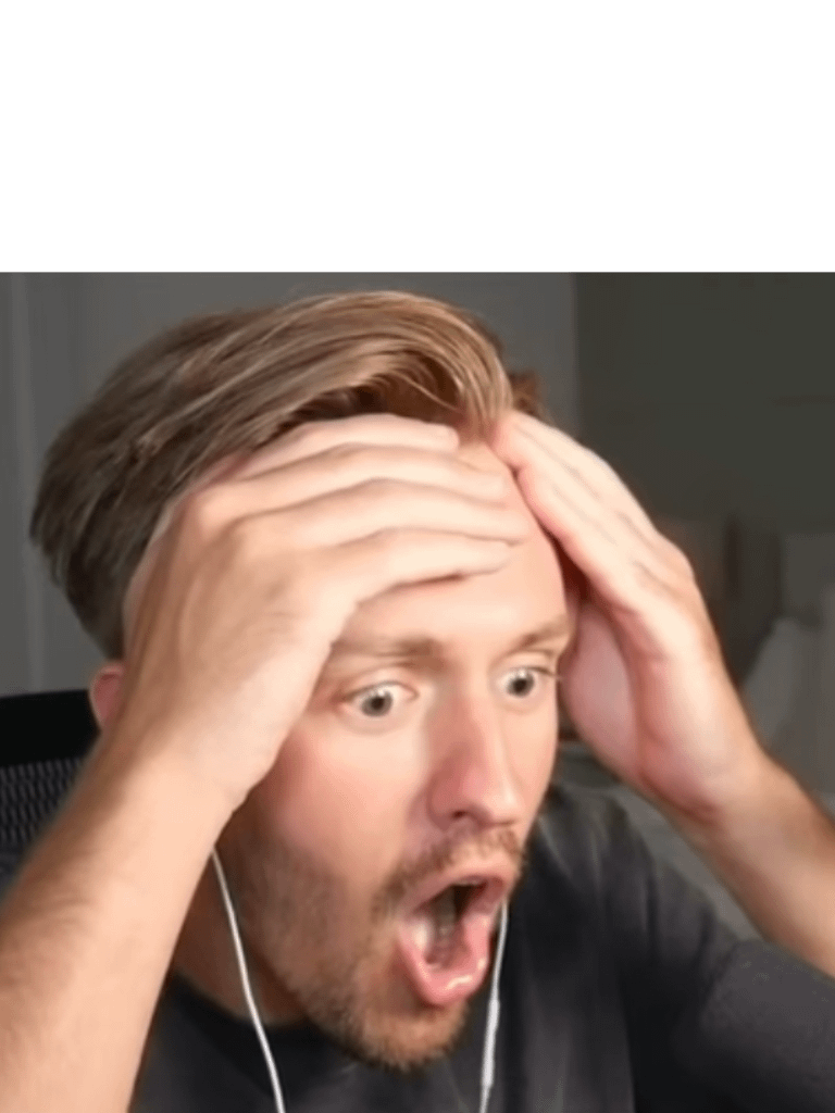 High Quality Surprised Jimmy Blank Meme Template