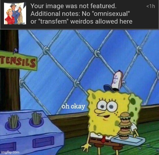 image tagged in oh okay | made w/ Imgflip meme maker