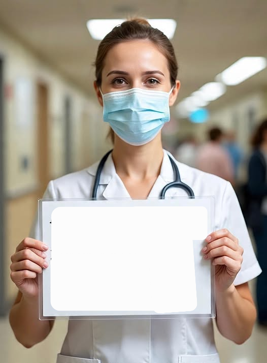 Covid Nurse Blank Meme Template