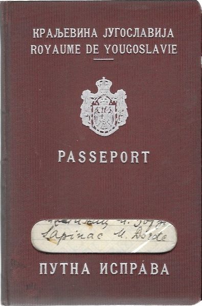 Passport of the Kingdom of Yugoslavia Blank Meme Template