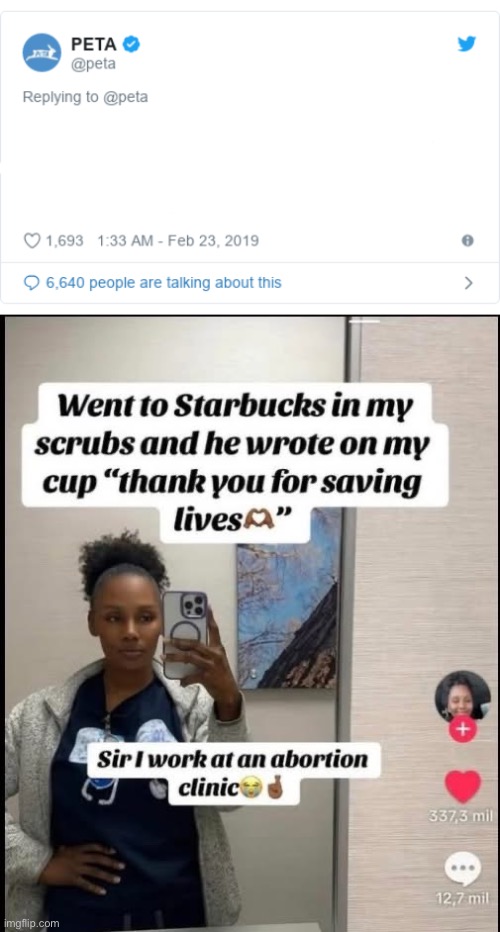 A tweet from Anna? Anna Bortion? | image tagged in peta tweet,anna,abortion,health care,all lives matter,kill | made w/ Imgflip meme maker