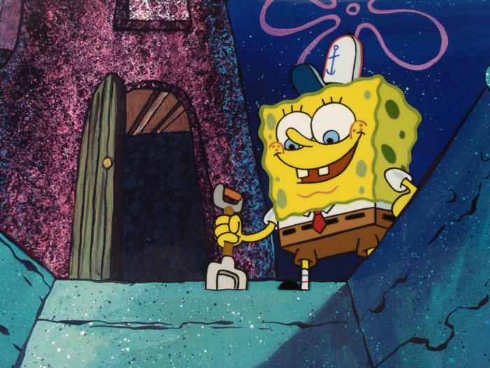 spongebob grave Blank Meme Template