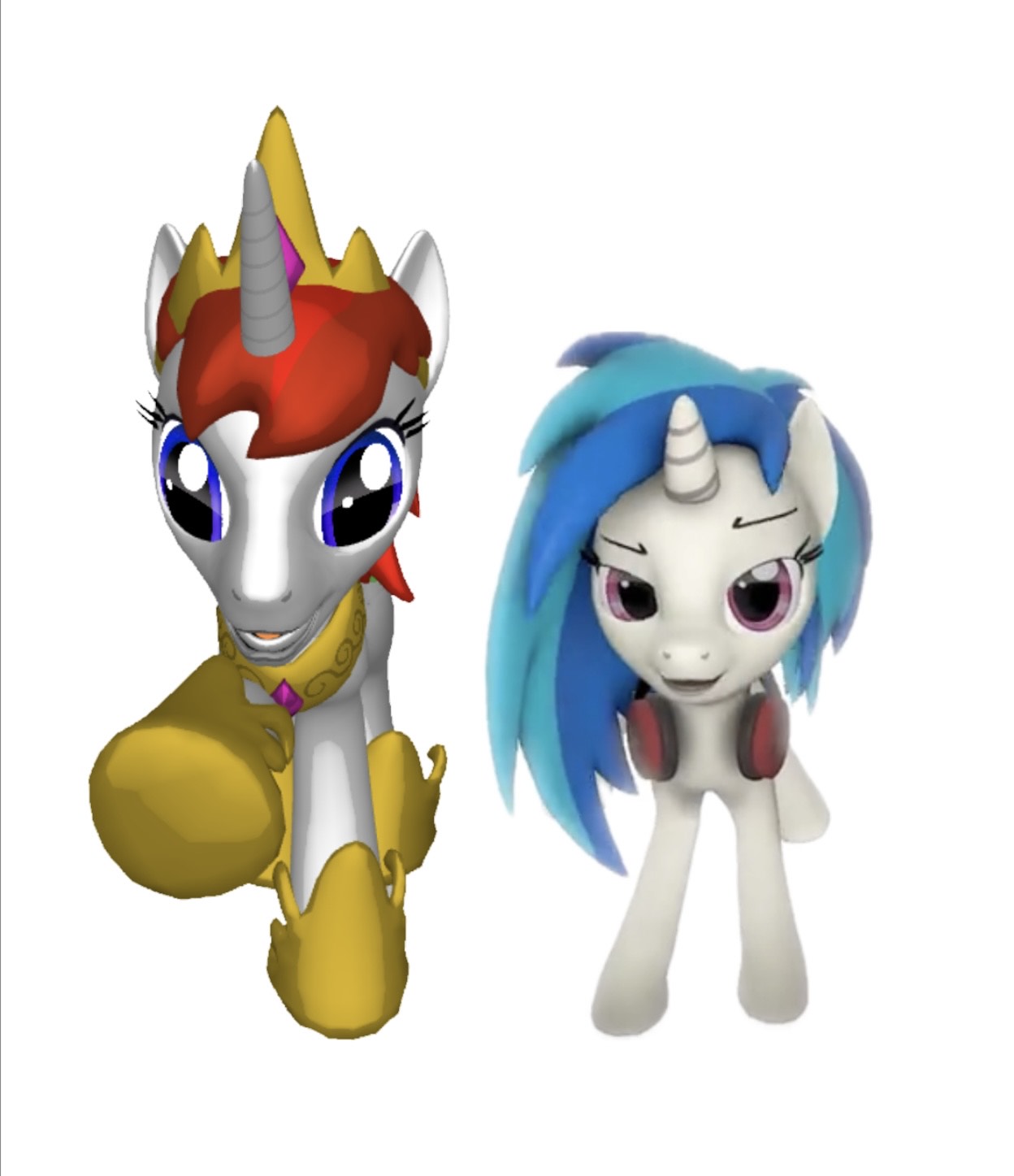 High Quality L Money X Vinyl Scratch ALL ABOUT THAT BASS (2) Blank Meme Template
