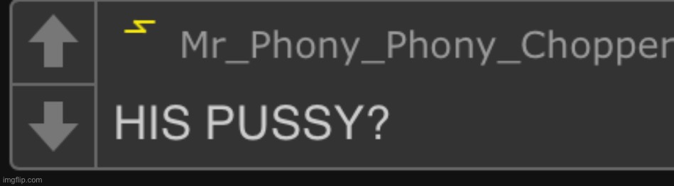 HIS PUSSY? | image tagged in his pussy | made w/ Imgflip meme maker