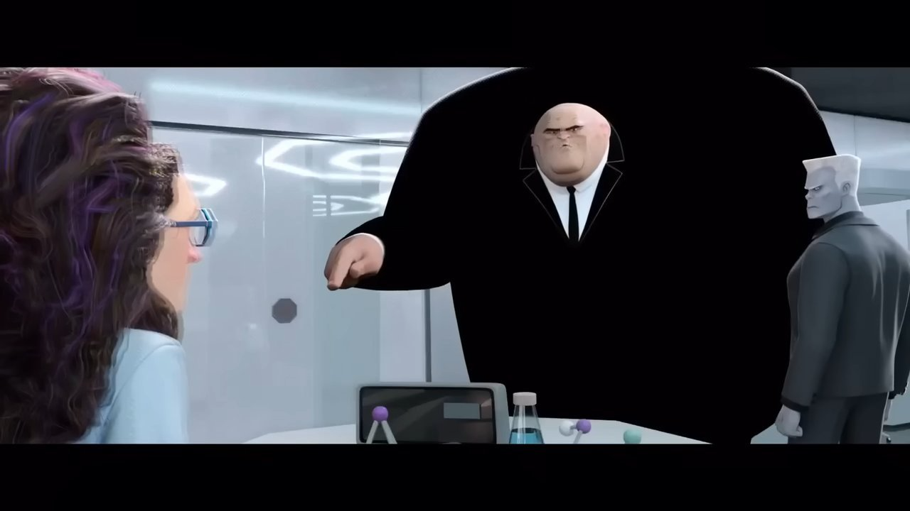 Kingpin discutiendo Blank Meme Template