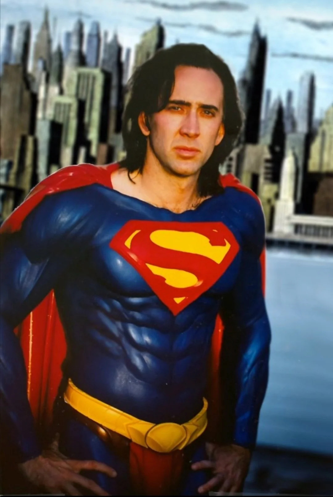 Nic cage Superman Blank Meme Template