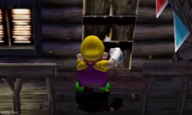 Wario knocks on your door.mp3 | image tagged in wario | made w/ Imgflip meme maker