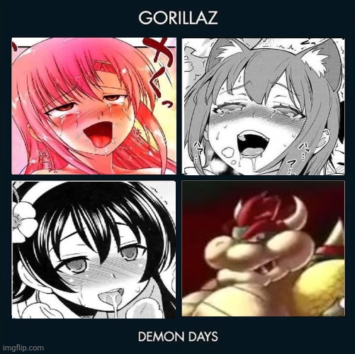 Demon Days blank | image tagged in demon days blank | made w/ Imgflip meme maker