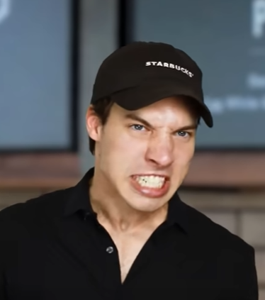 The Barista Angry Blank Meme Template