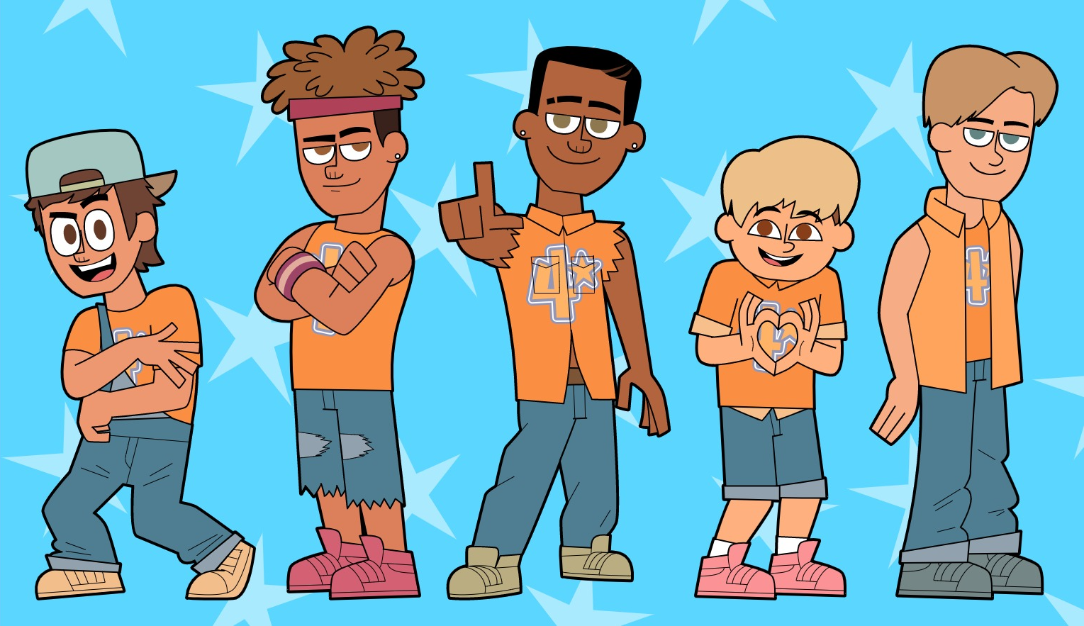 4*Town (Boy Band) Blank Meme Template