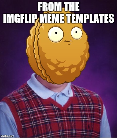 FROM THE IMGFLIP MEME TEMPLATES | image tagged in bad luck wall-nut | made w/ Imgflip meme maker
