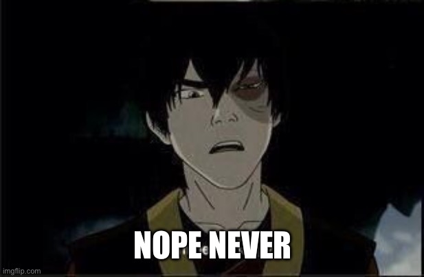 Im never happy | NOPE NEVER | image tagged in im never happy | made w/ Imgflip meme maker