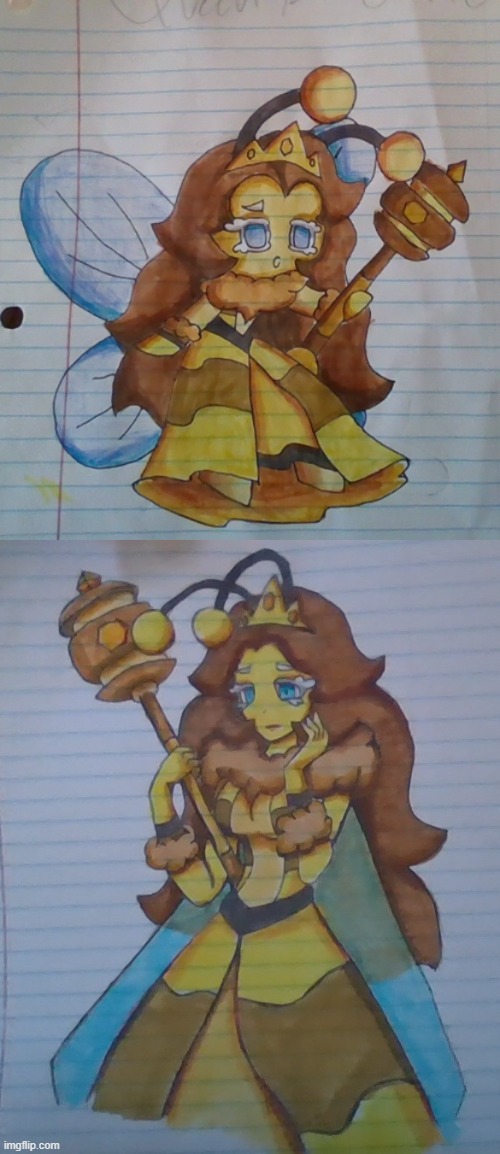 So i tried my best to draw my CRK oc as a human. I'm cooked, aint i? (at least i did okay on hands) | made w/ Imgflip meme maker
