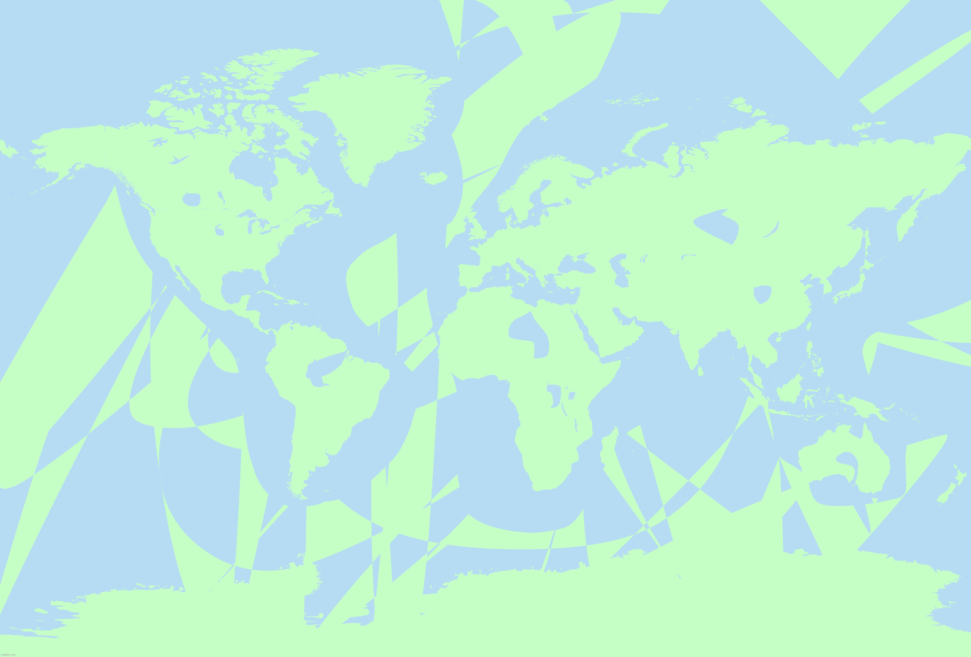 Dudes will just ruin the world map like this and call it an “alternative Earth” | made w/ Imgflip meme maker