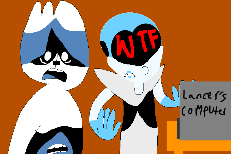 King and Queen look at Lancer’s search history Blank Meme Template