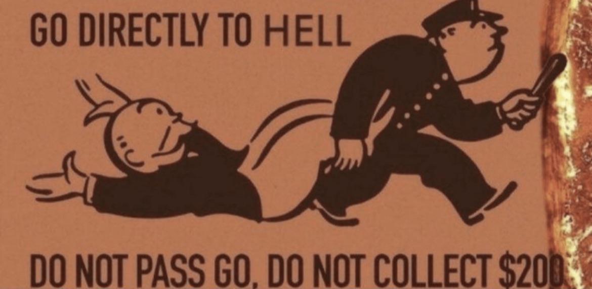 Go Directly To Hell Blank Meme Template