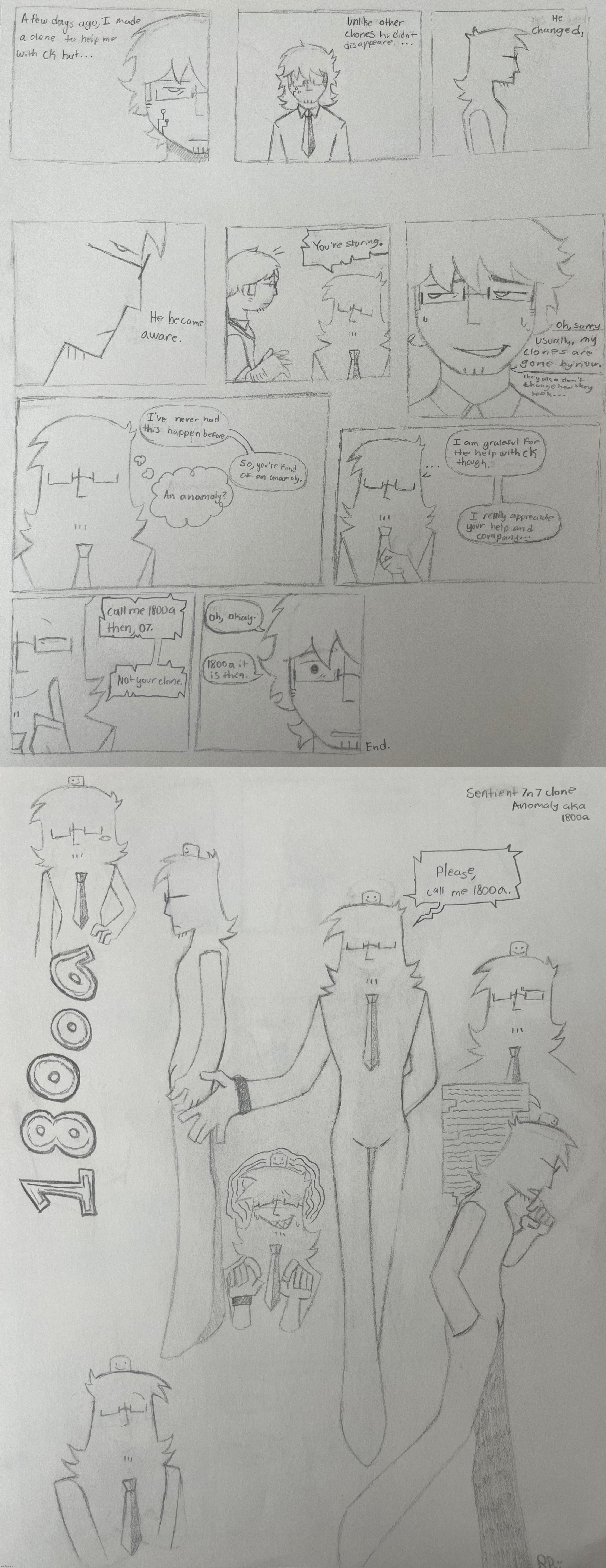 Can you tell I like aus? (Ignore my comic making skills I’m trying) | image tagged in roblox | made w/ Imgflip meme maker