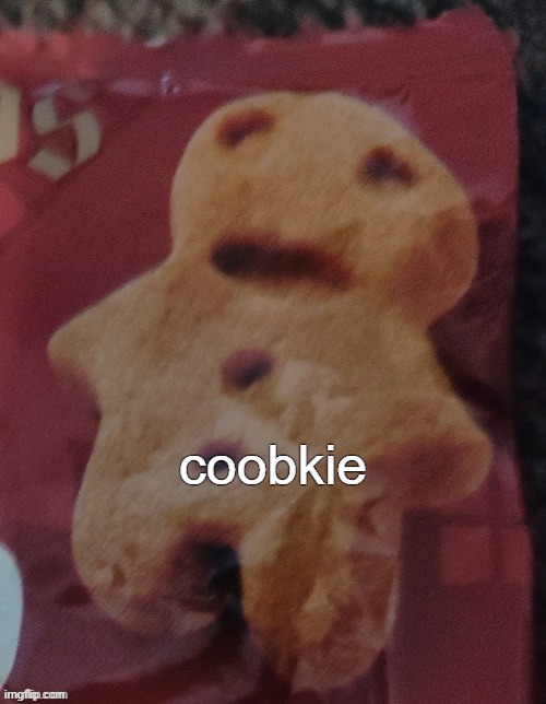 Cookie | coobkie | image tagged in cookie | made w/ Imgflip meme maker