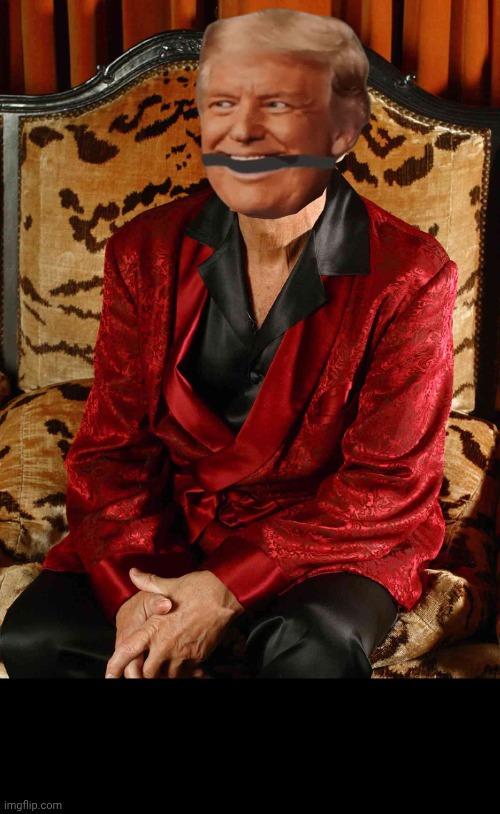 image tagged in hugh hefner,donald trump,playboy | made w/ Imgflip meme maker