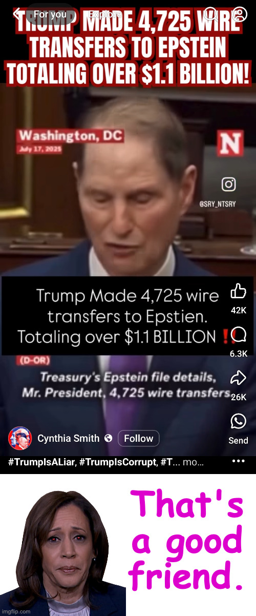 Maybe Epstein was selling Girl Scout cookies? | That's a good friend. | image tagged in memes,friends,epstein trump | made w/ Imgflip meme maker