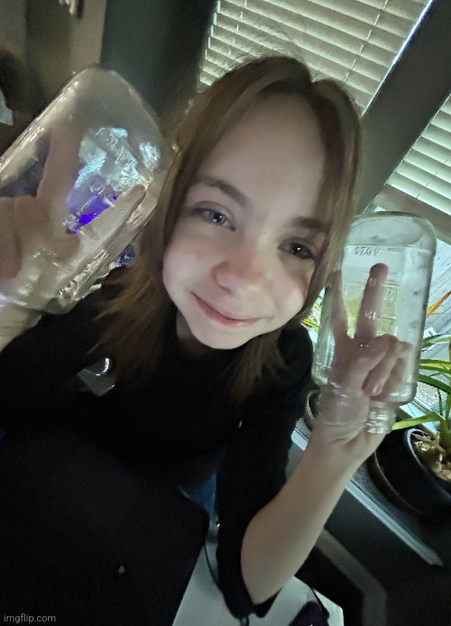 Me with jars on my hands heh | made w/ Imgflip meme maker