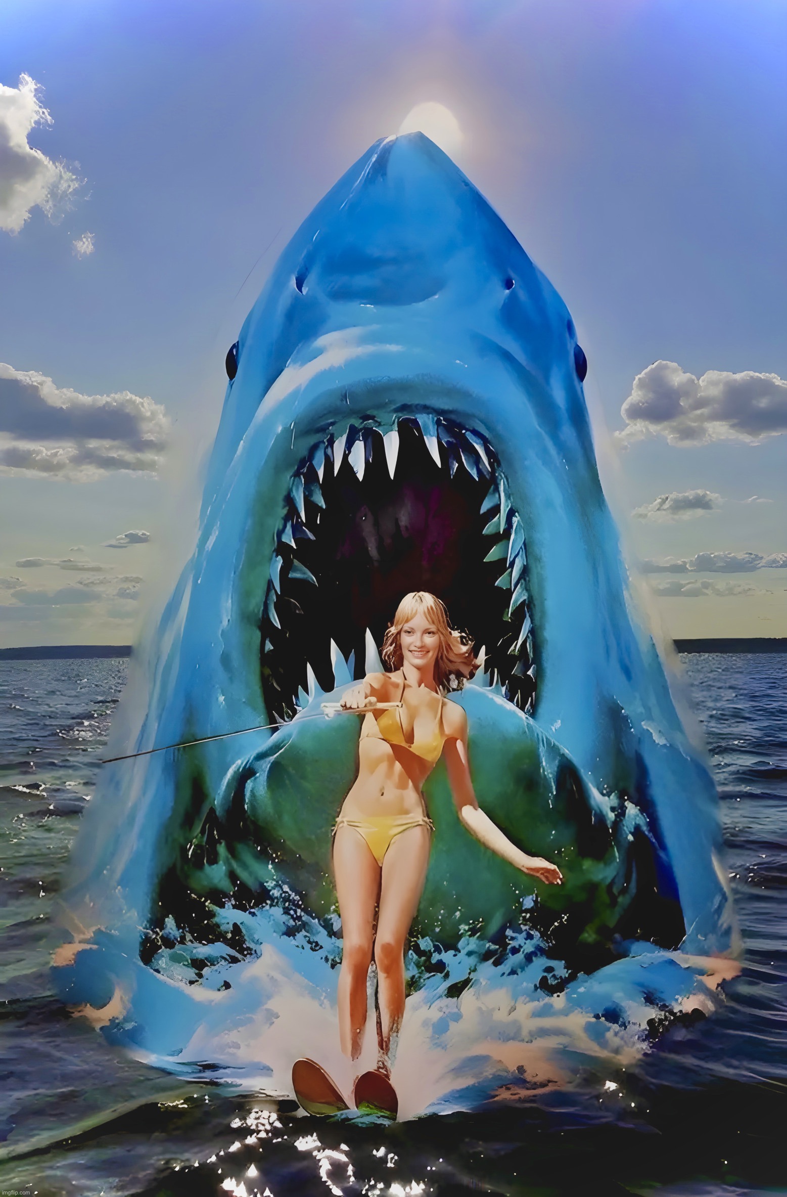 JAWS | image tagged in jaws,great white shark,memes,movie,horror movie,classic | made w/ Imgflip meme maker