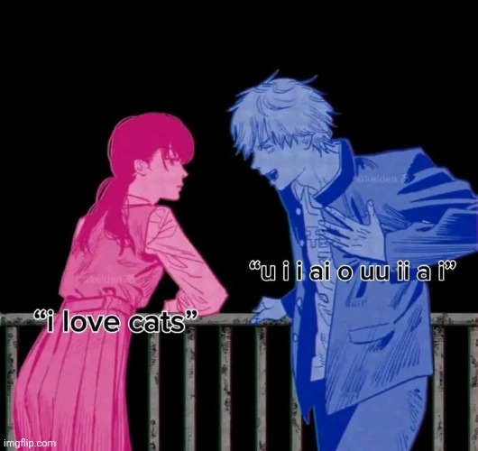 Peak romance | image tagged in asa mitaka,denji,chainsaw man | made w/ Imgflip meme maker
