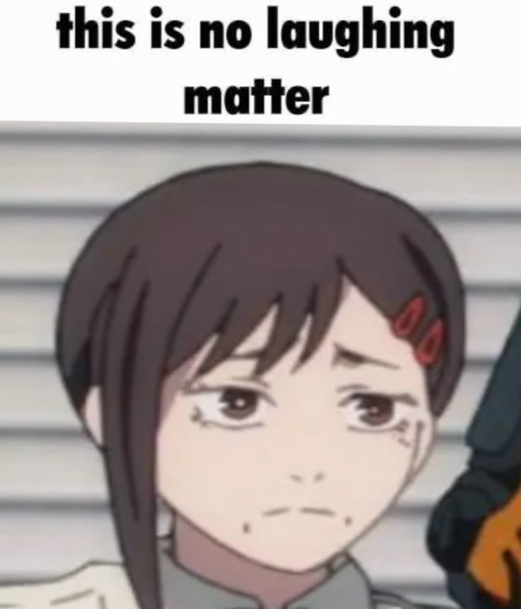 this is no laughing matter Blank Meme Template