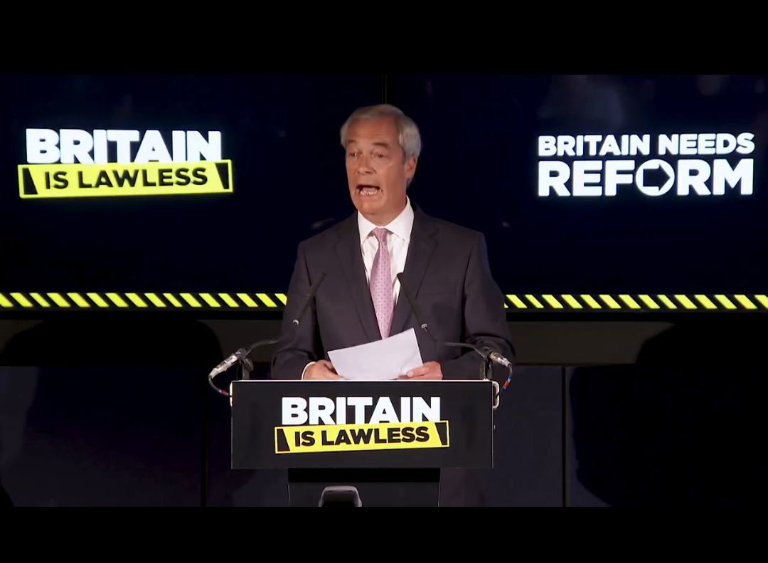 Farage riots Blank Meme Template