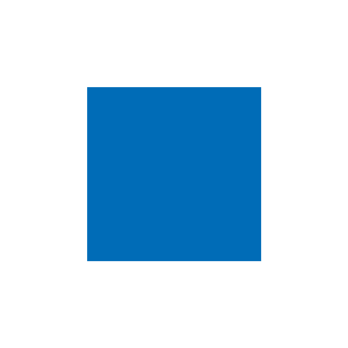 Blue Square Blank Meme Template