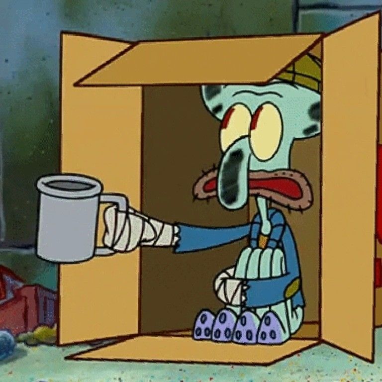 Squidward Blank Meme Template