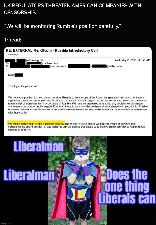 image tagged in liberals,uk,great britain,usa,censorship | made w/ Imgflip meme maker