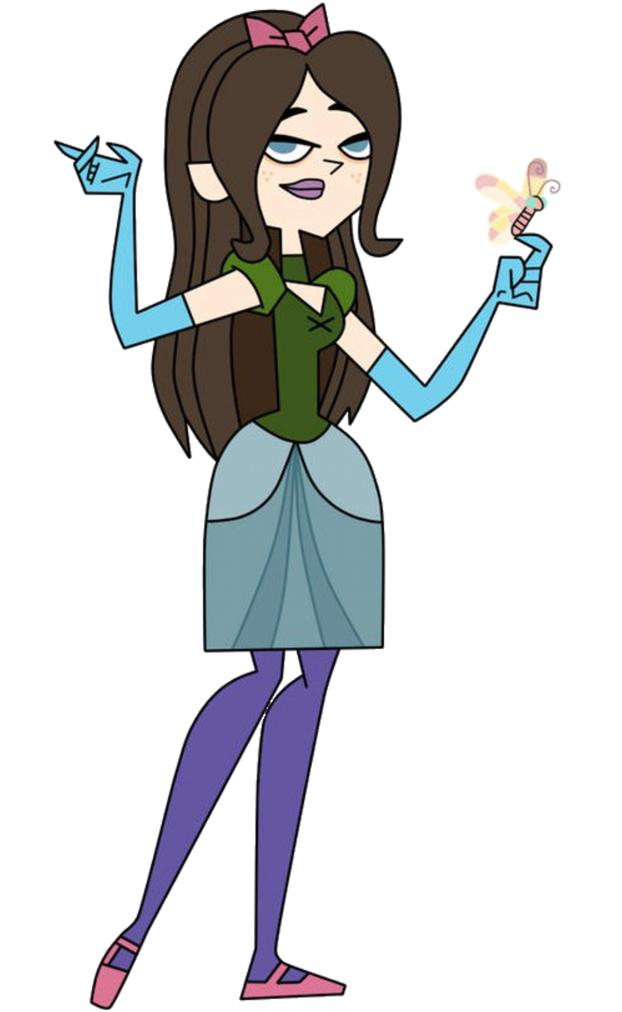 Della (Total Drama Fusion) Blank Meme Template