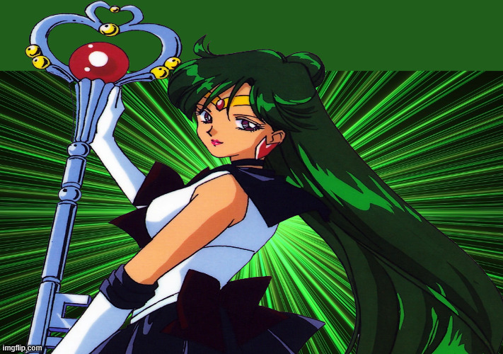 sailor pluto icon | image tagged in symbol of the green light,sailor moon,anime,icons,pluto | made w/ Imgflip meme maker