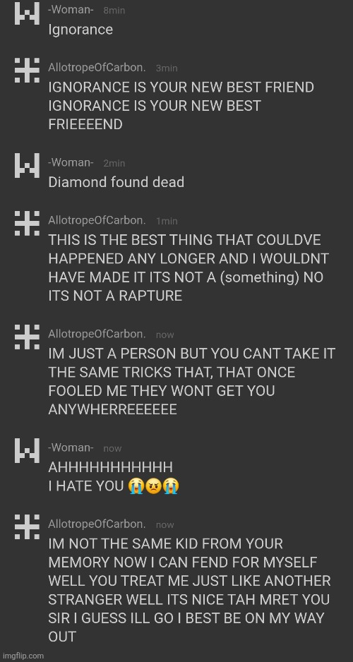 Diamond triggered | made w/ Imgflip meme maker
